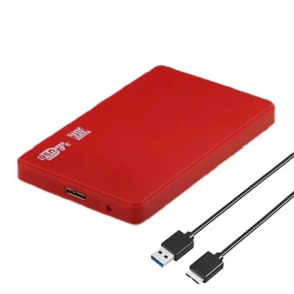 SATA HDD SSD External Hard Drive Case High Speed External Hard Drive for PC Laptop PS5