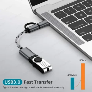 USB 3.0 OTG Adapter Type C Micro USB to USB 3.0  OTG Convertor - Image 2