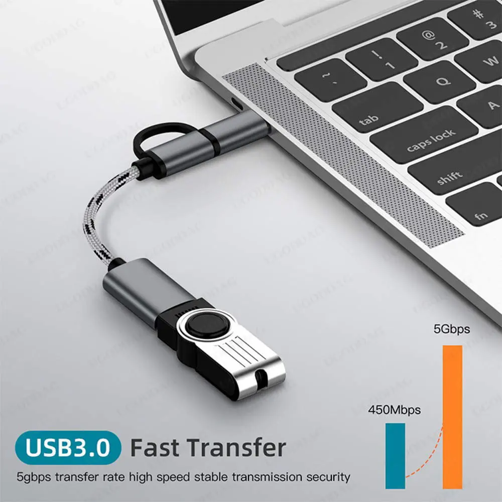 USB 3.0 OTG Adapter Type C Micro USB to USB 3.0  OTG Convertor - Image 2