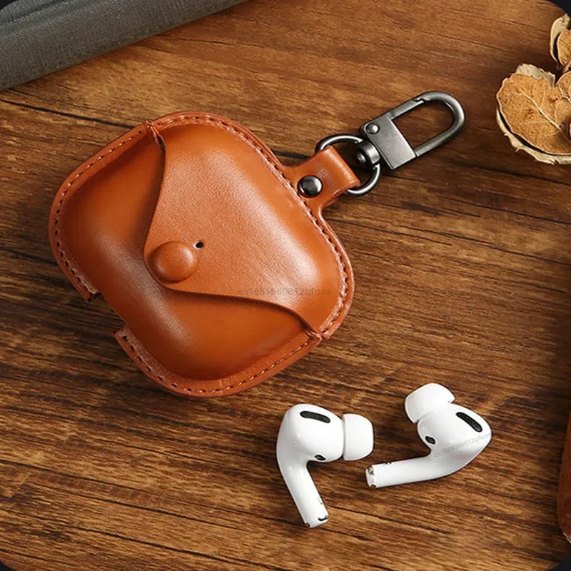 Airpods Case Leather Business Earphone Case for Air Pod 3 Pro - Image 2