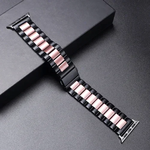 Stainless Steel Strap for  Watch Ultra 3 2 49 45 41 40 46 38 42 44Mm Metal Band Bracelet for Iwatch Series SE 11 10 9 8 7