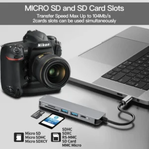 USB C Hub to 4K Hdmi-Compatible USB Charging Dock for Macbook Ipad Samsung - Image 3