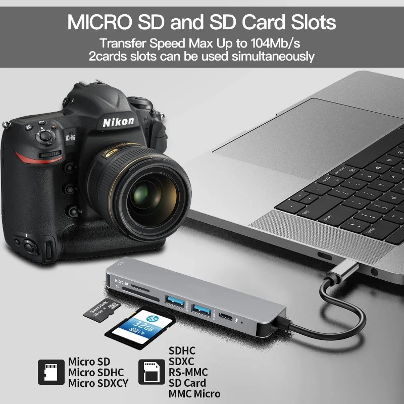 USB C Hub to 4K Hdmi-Compatible USB Charging Dock for Macbook Ipad Samsung - Image 3