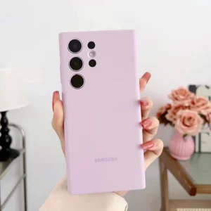 Galaxy S24 Uitra S23 Ultra Silky Silicone Cover Luxury Soft Touch - Image 8