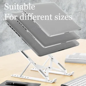 Foldable Laptop Stand 7 Levels ABS Portable Tablet Computer Bracket - Image 4