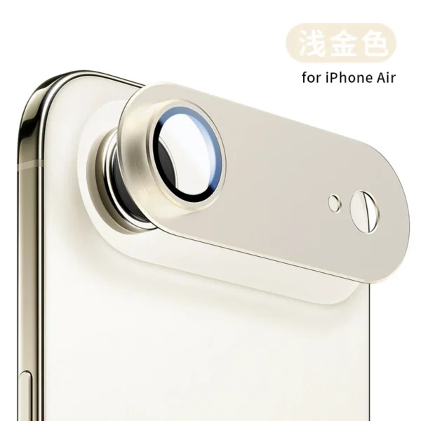 Metal Glass Camera Lens Protector Cover for Iphone Air 17 Pro Max 17Pro