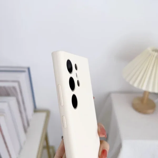 Galaxy S24 Uitra S23 Ultra Silky Silicone Cover Luxury Soft Touch