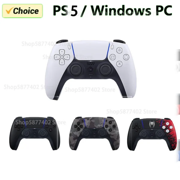 Dualsense Wireless Controller for PS 5 Midblack with Haptic Feedback