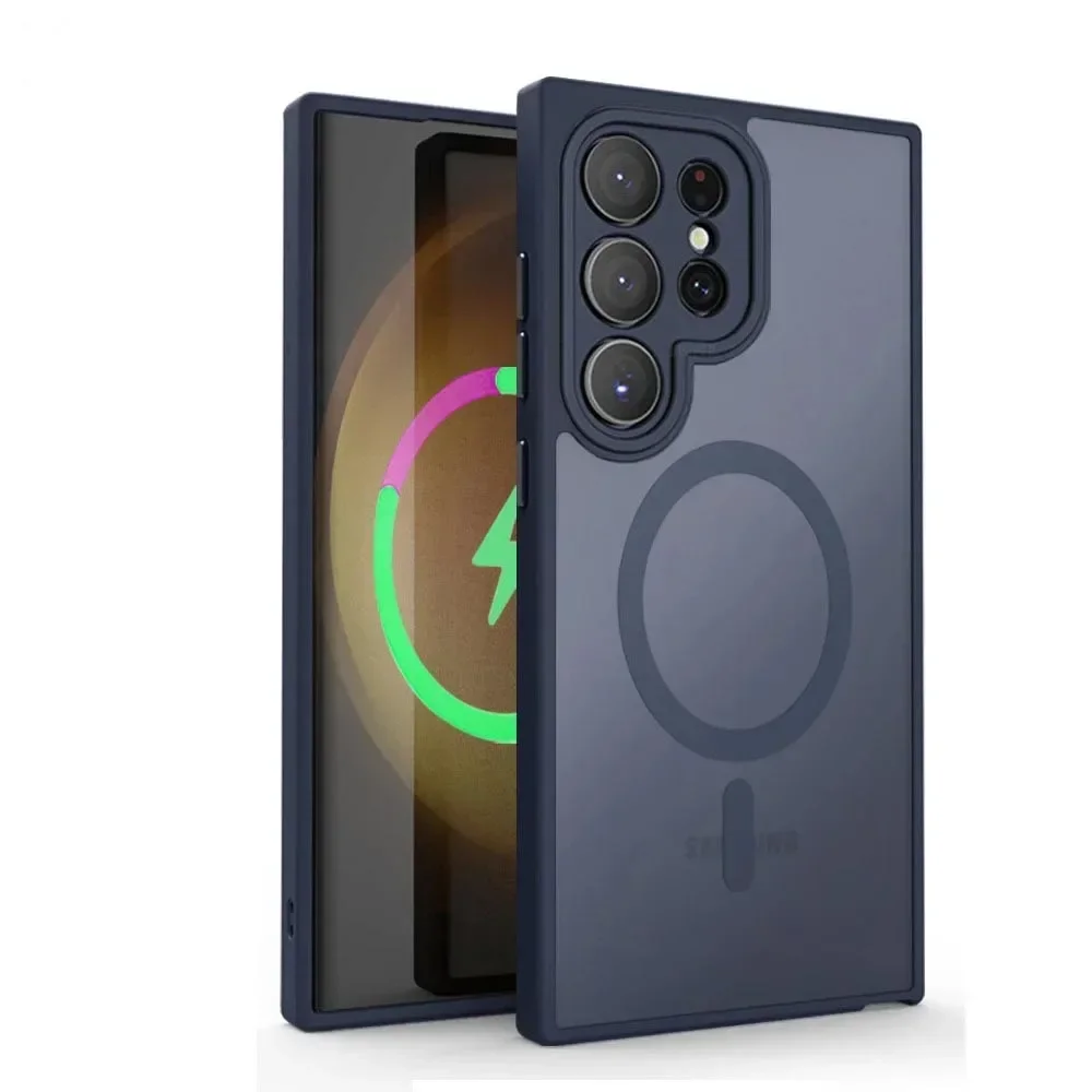 Luxury Matte Phone Case for Samsung Galaxy S26 S25 S24 S23 Ultra plus - Image 34