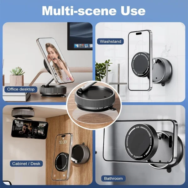 360° Vacuum Magnetic Car Phone Holder with Magsafe