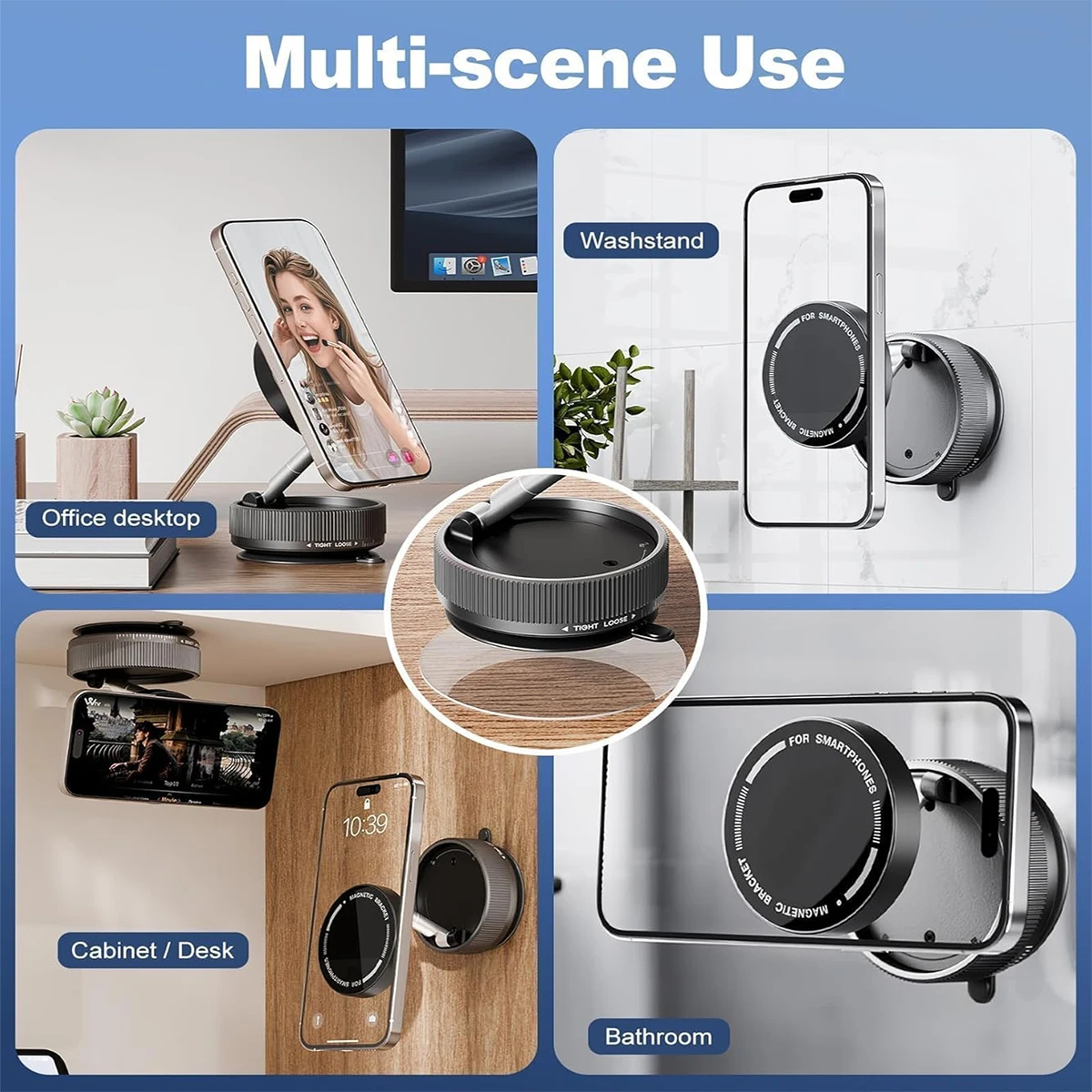 360° Vacuum Magnetic Car Phone Holder with Magsafe - Image 6