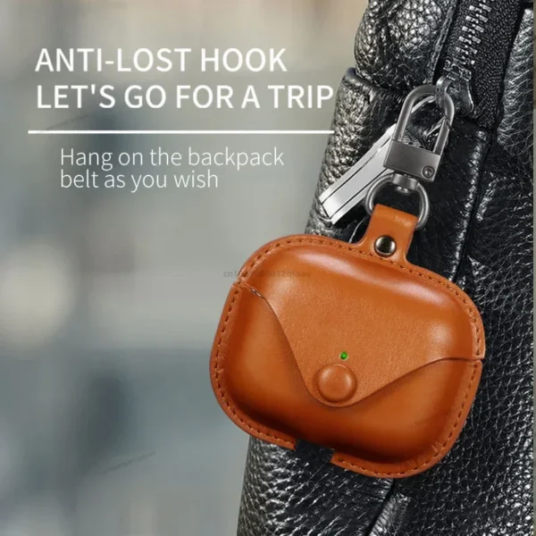 Airpods Case Leather Business Earphone Case for Air Pod 3 Pro