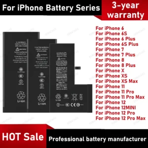 Battery for Iphone 6 6S 6P 6SP 7 7Plus 8 8Plus X XR XS 11 Pro MAX 12 12 Pro Max - Image 21