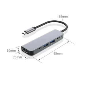 USB C Hub to 4K Hdmi-Compatible USB Charging Dock for Macbook Ipad Samsung - Image 6