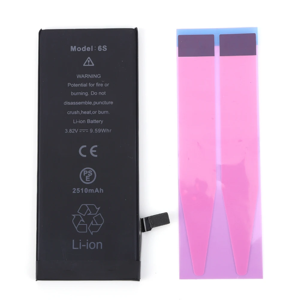 Iphone 6S 2510Mah Li-Ion Polymer Replacement Battery Model A1633 A1688 A1700 - Image 1