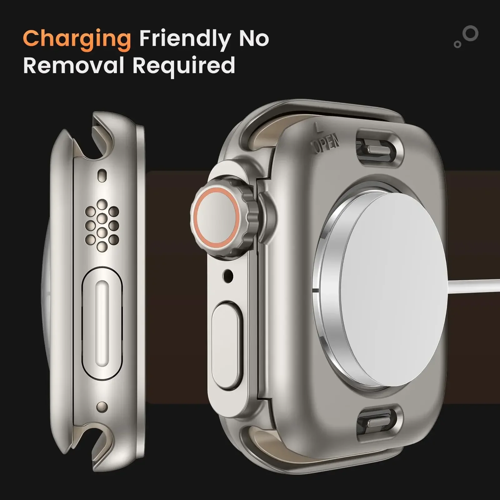 Tempered Glass Apple Watch Case for Iwatch Serie 10 9 8 7 6 SE 5 - Image 3