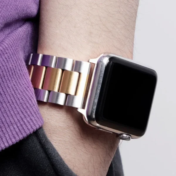 Stainless Steel Strap for  Watch Ultra 3 2 49 45 41 40 46 38 42 44Mm Metal Band Bracelet for Iwatch Series SE 11 10 9 8 7