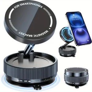 360° Vacuum Magnetic Car Phone Holder with Magsafe - Image 2