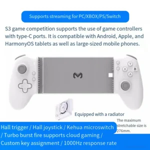 PDXG36 PORODO GAMING Handle S3 for Mobile Phones and Tablets Type-C - Image 15