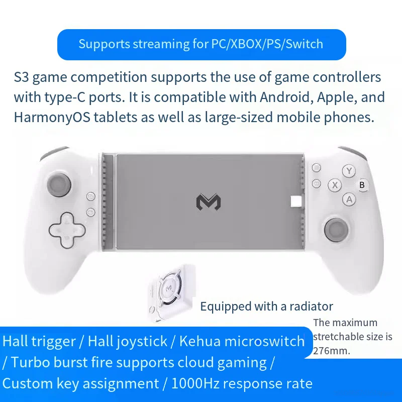 PDXG36 PORODO GAMING Handle S3 for Mobile Phones and Tablets Type-C - Image 11