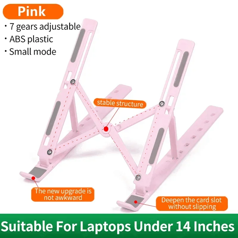 Adjustable Laptop Stand Portable Foldable Notebook Bracket Computer Monitor Holder for Macbook Air Ipad Tablets Base Accessories - Image 10