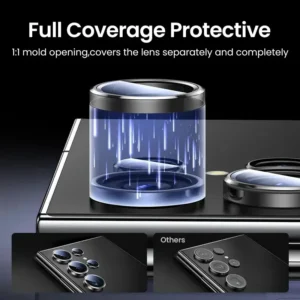 Camera Lens Protector Glass for Samsung S23 S24 Ultra plus Full Cover Lens - Image 4