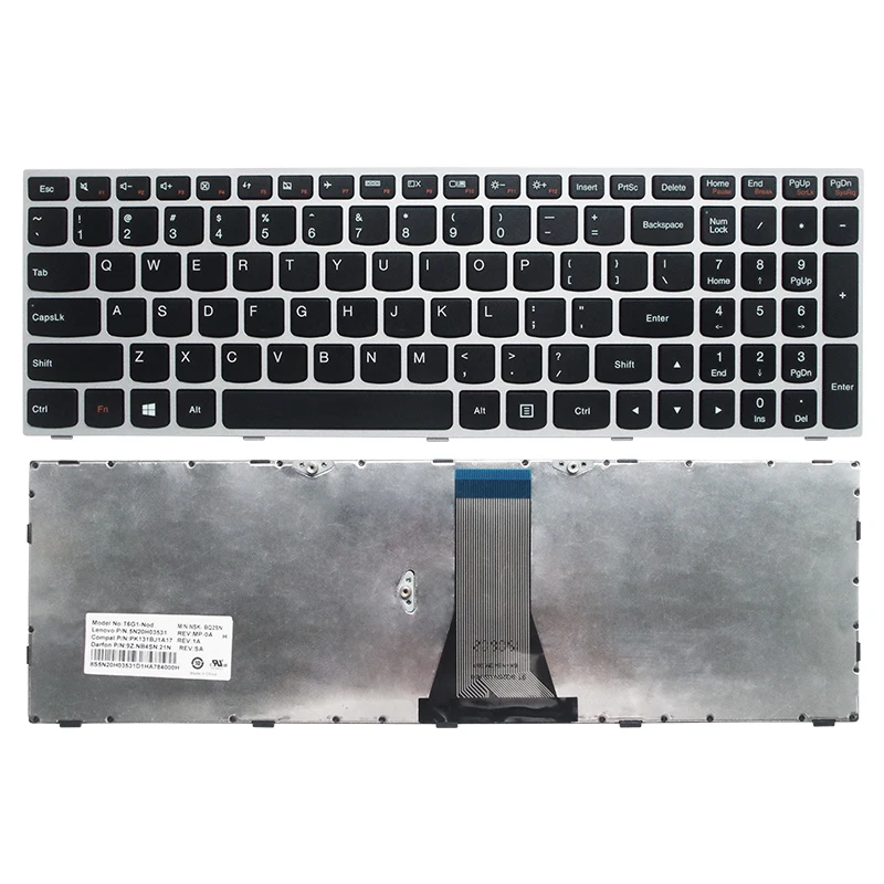 Lenovo Laptop Keyboard for G50 G50-30 G50-45 G50-70/AT G50-80 B50 - Image 18