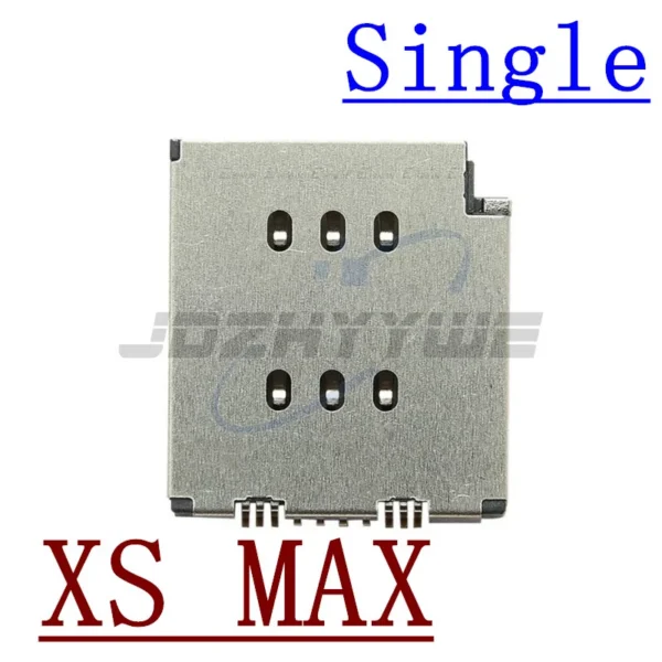 Iphone X XS MAX XR 6 6S 7 8 plus Single Double Slot Sim Card Tray