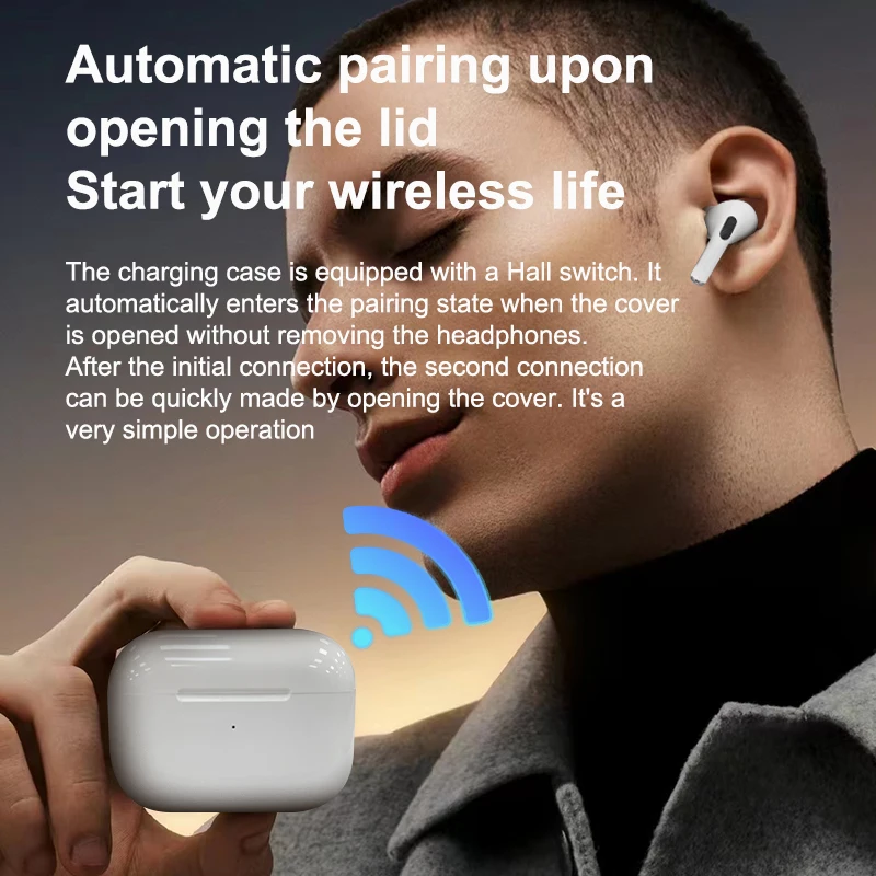 Air Pod Wireless Bluetooth Earphones High-Fidelity Stereo Sound - Image 4