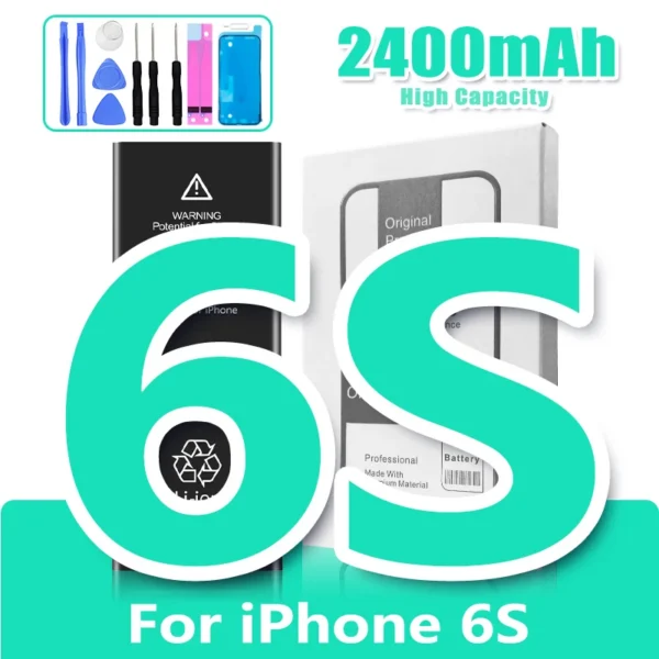 Battery for Iphone 7 8 6S 6 plus X XR 11 11Pro Xs Max High Capacity