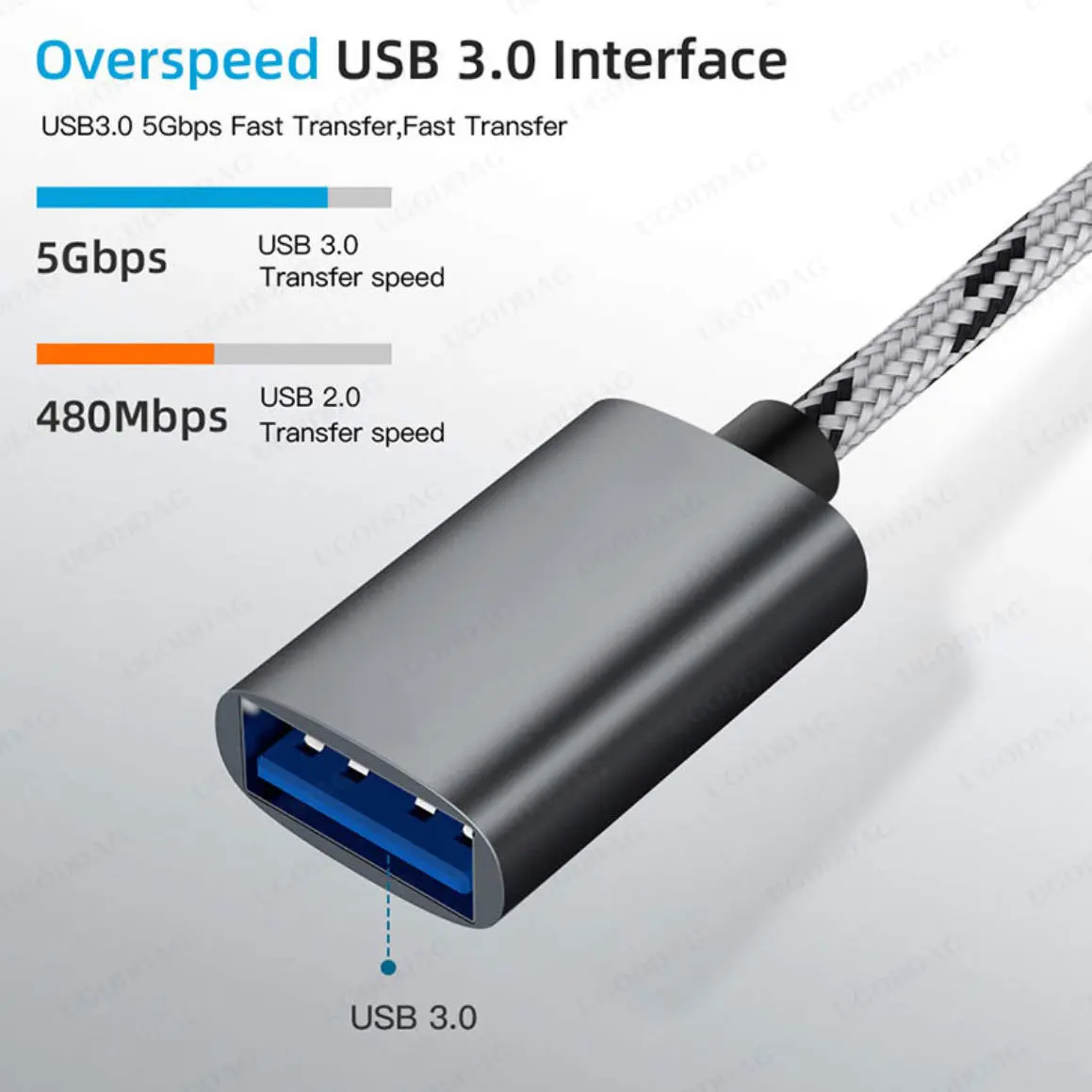 USB 3.0 OTG Adapter Type C Micro USB to USB 3.0  OTG Convertor - Image 5