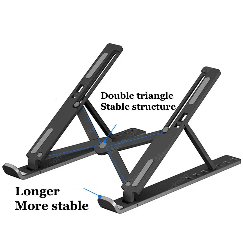 Adjustable Laptop Stand Portable Foldable Notebook Bracket Computer Monitor Holder for Macbook Air Ipad Tablets Base Accessories - Image 6