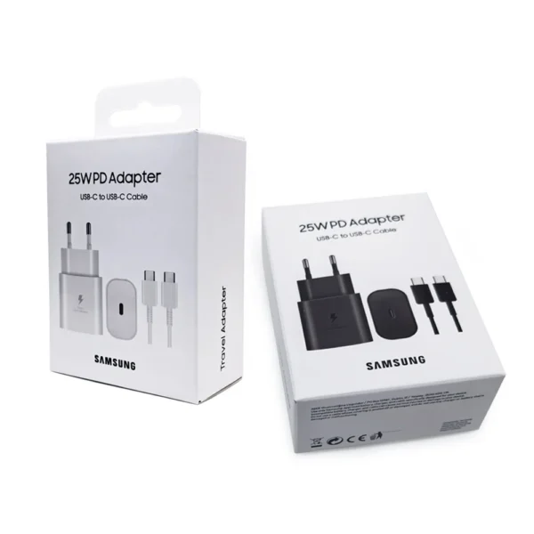 25W Super Fast Charger Galaxy S24FE S24Ultra S23 S22 Flip Fold 2 3 4 5 6 A06 A16 A15 A35 A55 Adapter Quick Charging