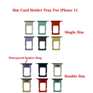 Micro Sim Card Tray Slot Holder for Iphone 11 Replacement - Image 10