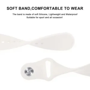 Soft Silicone Strap for  iWatch Fit 3/Fit 4/4 Pro Band Replaceable - Image 6