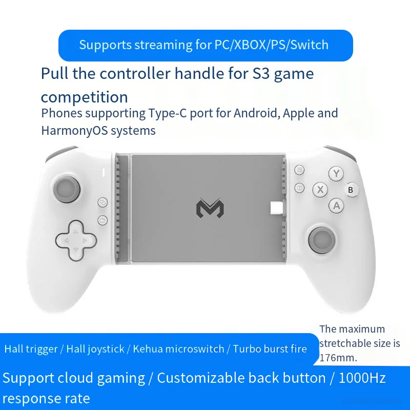 PDXG36 PORODO GAMING Handle S3 for Mobile Phones and Tablets Type-C - Image 14