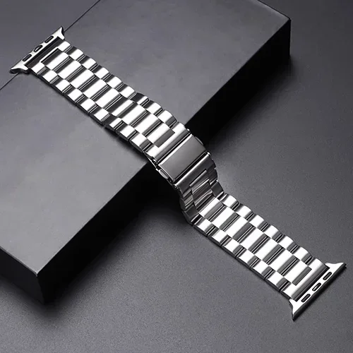 Stainless Steel Strap for  Watch Ultra 3 2 49 45 41 40 46 38 42 44Mm Metal Band Bracelet for Iwatch Series SE 11 10 9 8 7