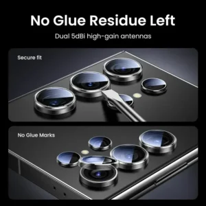Camera Lens Protector Glass for Samsung S23 S24 Ultra plus Full Cover Lens - Image 6