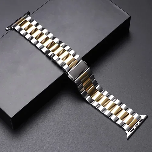 Stainless Steel Strap for  Watch Ultra 3 2 49 45 41 40 46 38 42 44Mm Metal Band Bracelet for Iwatch Series SE 11 10 9 8 7