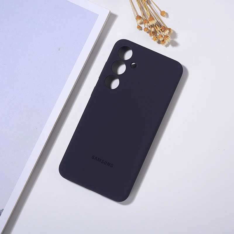 Galaxy S24 Uitra S23 Ultra Silky Silicone Cover Luxury Soft Touch - Image 28