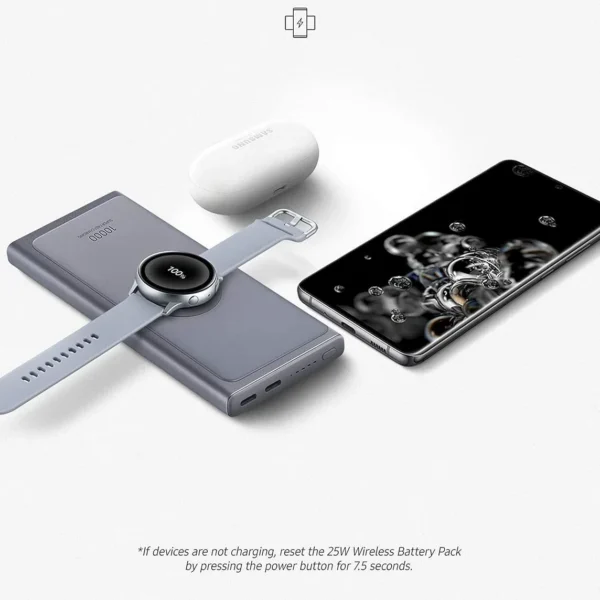 Wireless Power Bank 10000Mah Dual Type C Port Fast Charge Portble