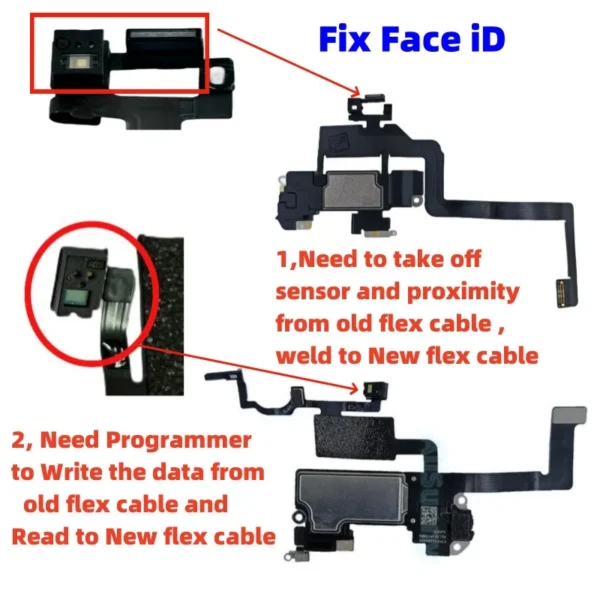 Earpiece Flex Cable for Iphone 12 Pro Max 11 X XR XS Top Front Ear Speaker
