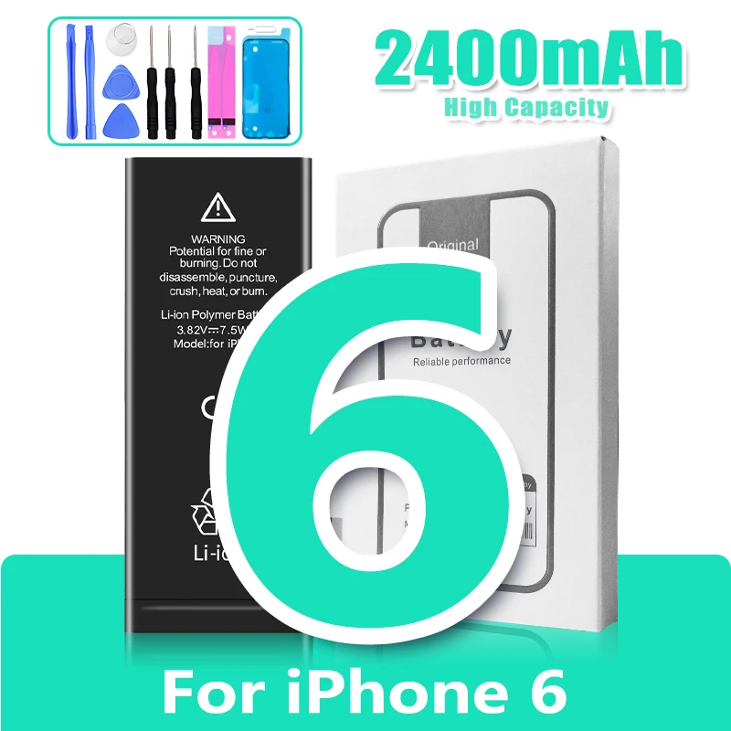 Battery for Iphone 7 8 6S 6 plus X XR 11 11Pro Xs Max High Capacity - Image 32