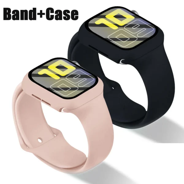 Case+Strap for iWatch Band 45Mm 44Mm 41Mm 40Mm 42Mm 38Mm 44 Mm