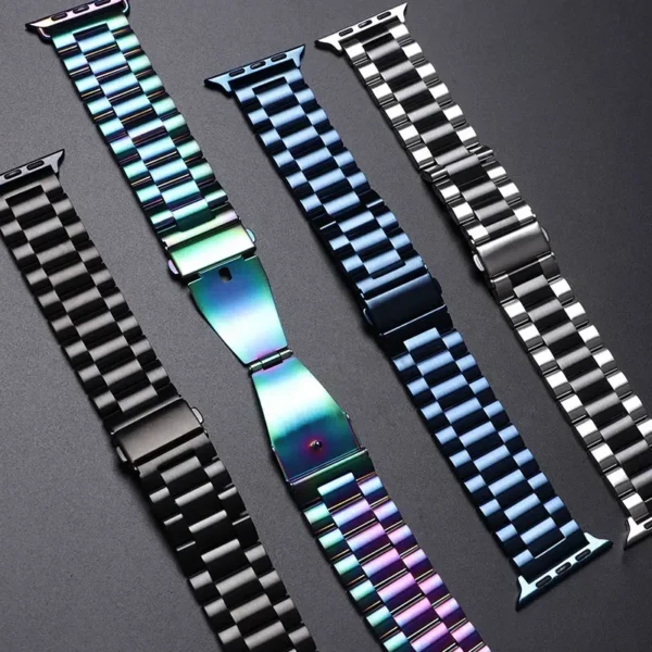 Stainless Steel Strap for  Watch Ultra 3 2 49 45 41 40 46 38 42 44Mm Metal Band Bracelet for Iwatch Series SE 11 10 9 8 7