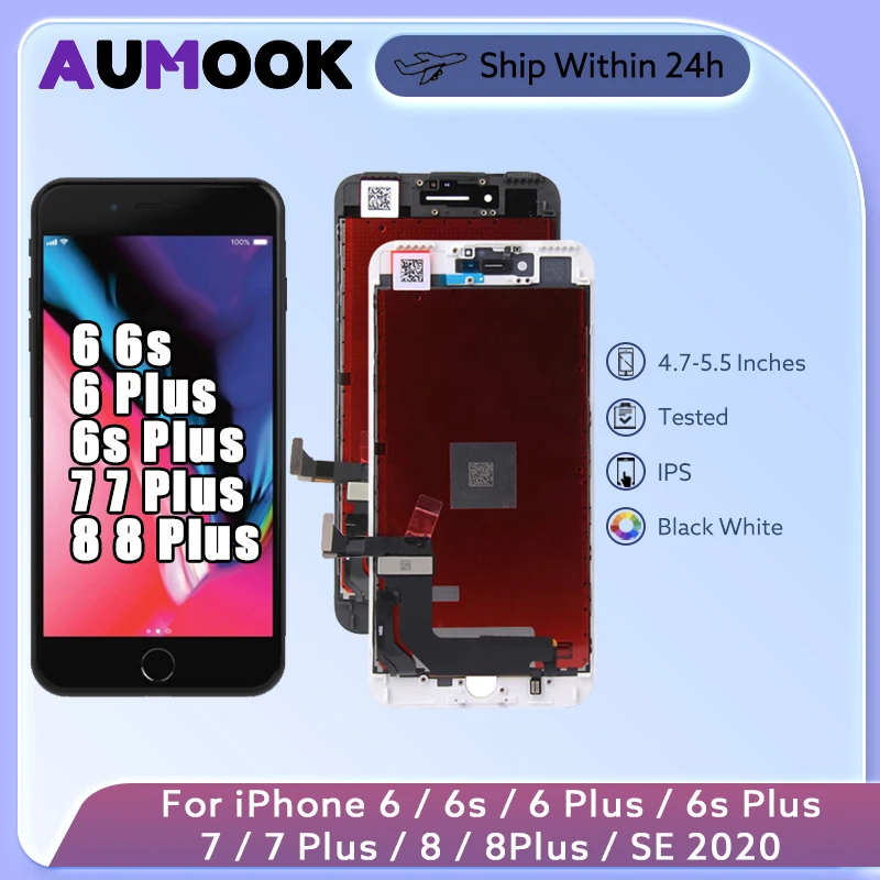 Iphone 6 6S 7 8 plus SE 2020 2022 LCD Display 3D Touch Screen Digitizer - Image 1