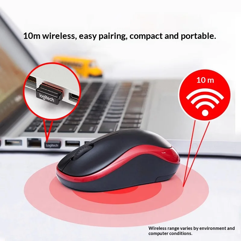 M180  Wireless Mouse, Premium Quality at Low Price, Portable & Durable - Image 6