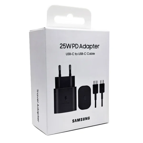 25W Super Fast Charger Galaxy S24FE S24Ultra S23 S22 Flip Fold 2 3 4 5 6 A06 A16 A15 A35 A55 Adapter Quick Charging
