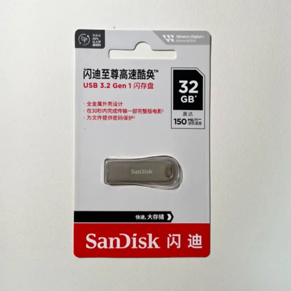 Genuine Flash Drive 32GB 64GB 128GB 256GB Pen Sandisk