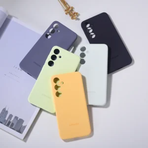 Galaxy S24 Uitra S23 Ultra Silky Silicone Cover Luxury Soft Touch - Image 2